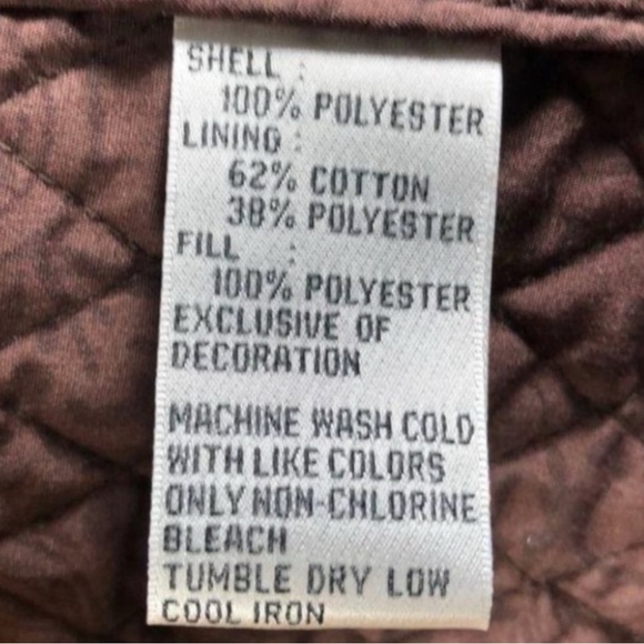 TALBOTS Quilted Vest in Chocolate Brown Size Medium — FALL STAPLE PIECE!!! - Picture 8 of 8